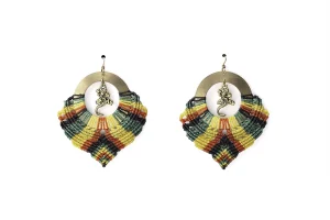 White Background Jewrry Earring